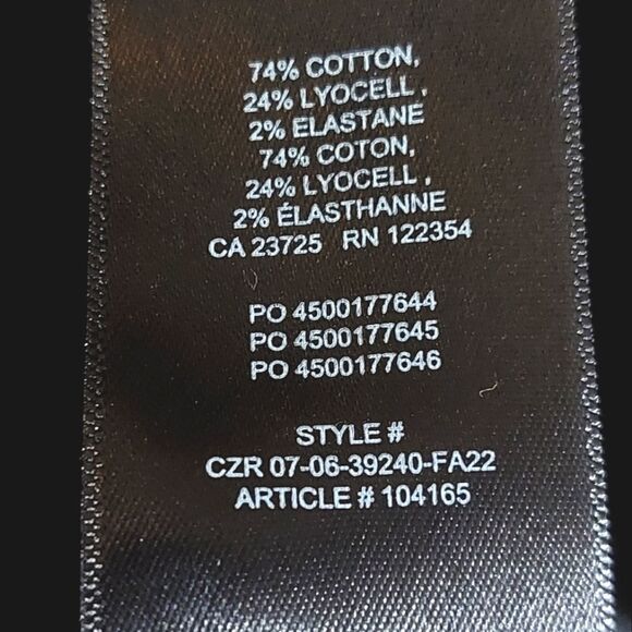 Aritzia Wilfred Free Women's Cotton Blend Pull On Bootcut Pants CZR 07-06-39240 - Picture 10 of 10